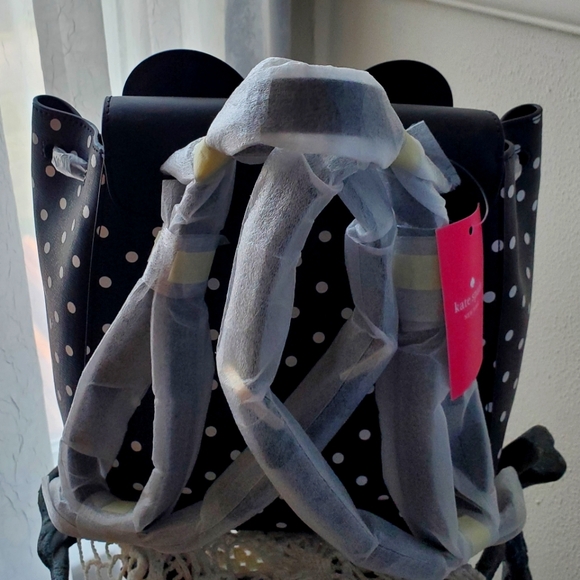 Kate Spade NWT Leather Minnie Mouse wallet and backpack/ purse & wallet.